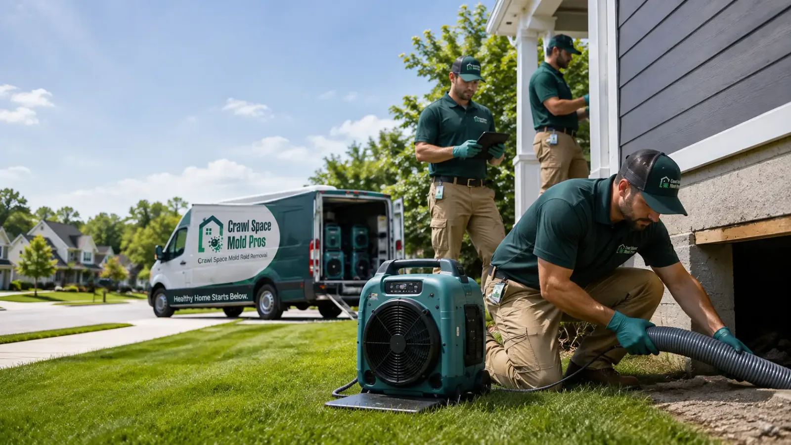 Crawl Space Mold Removal in Triangle, VA